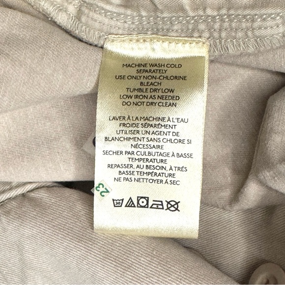 Free People Wide-Leg After Love Cuff  Cropped Pant in Sandshell Size Large - Picture 11 of 14